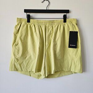 NWT LULULEMON FIYE Finch Yellow Bowline Shorts 5" Linerless Men's XXL